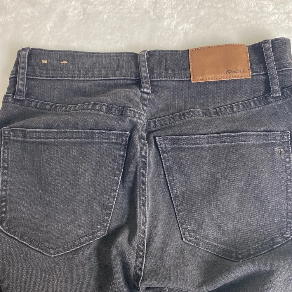NWOT Madewell 9” High Rise Skinny Wash Black Jeans Size 24 - Picture 9 of 13